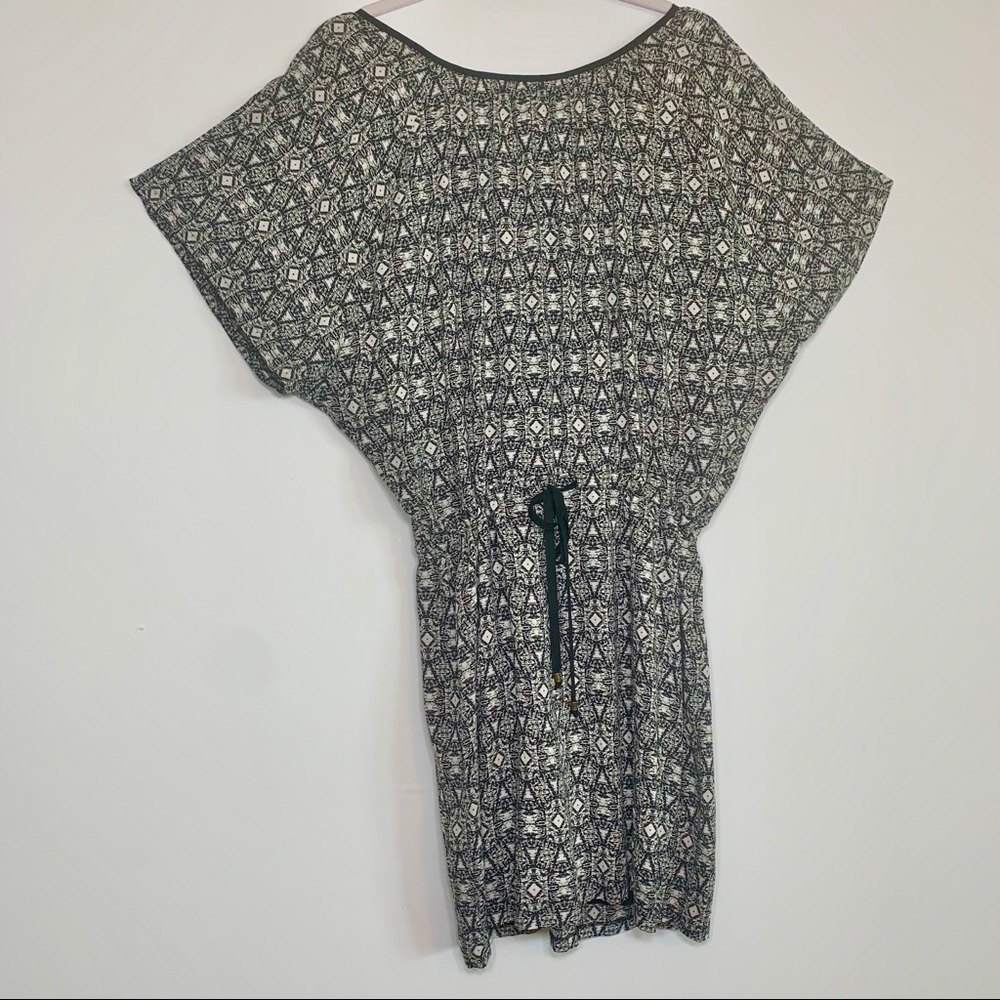 Promod black/white print kimono style dress: 6